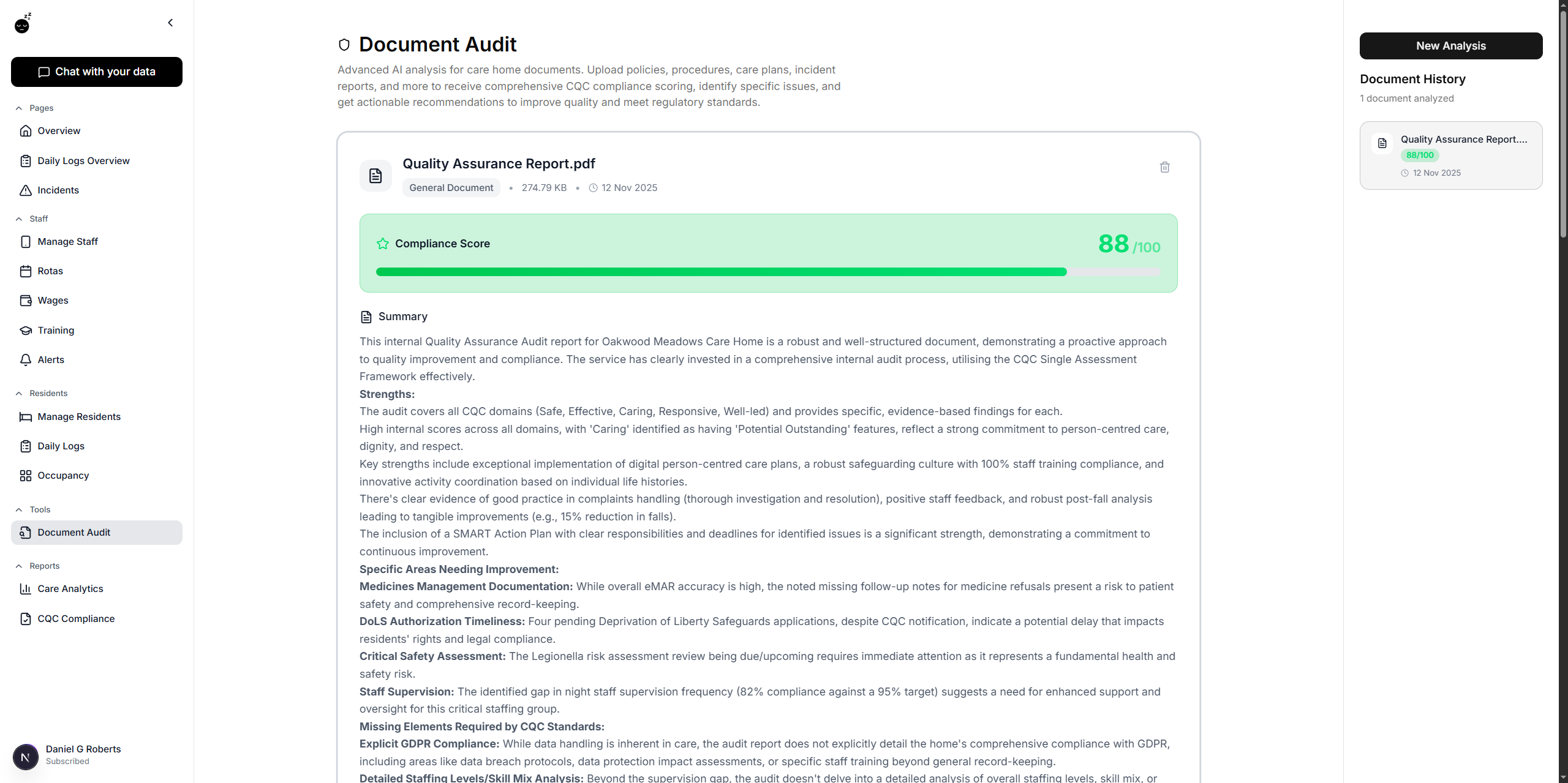 EndingBoredom document audit feature